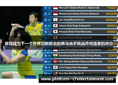 谁将成为下一个世界羽联排名的黑马选手挑战传统强者的地位